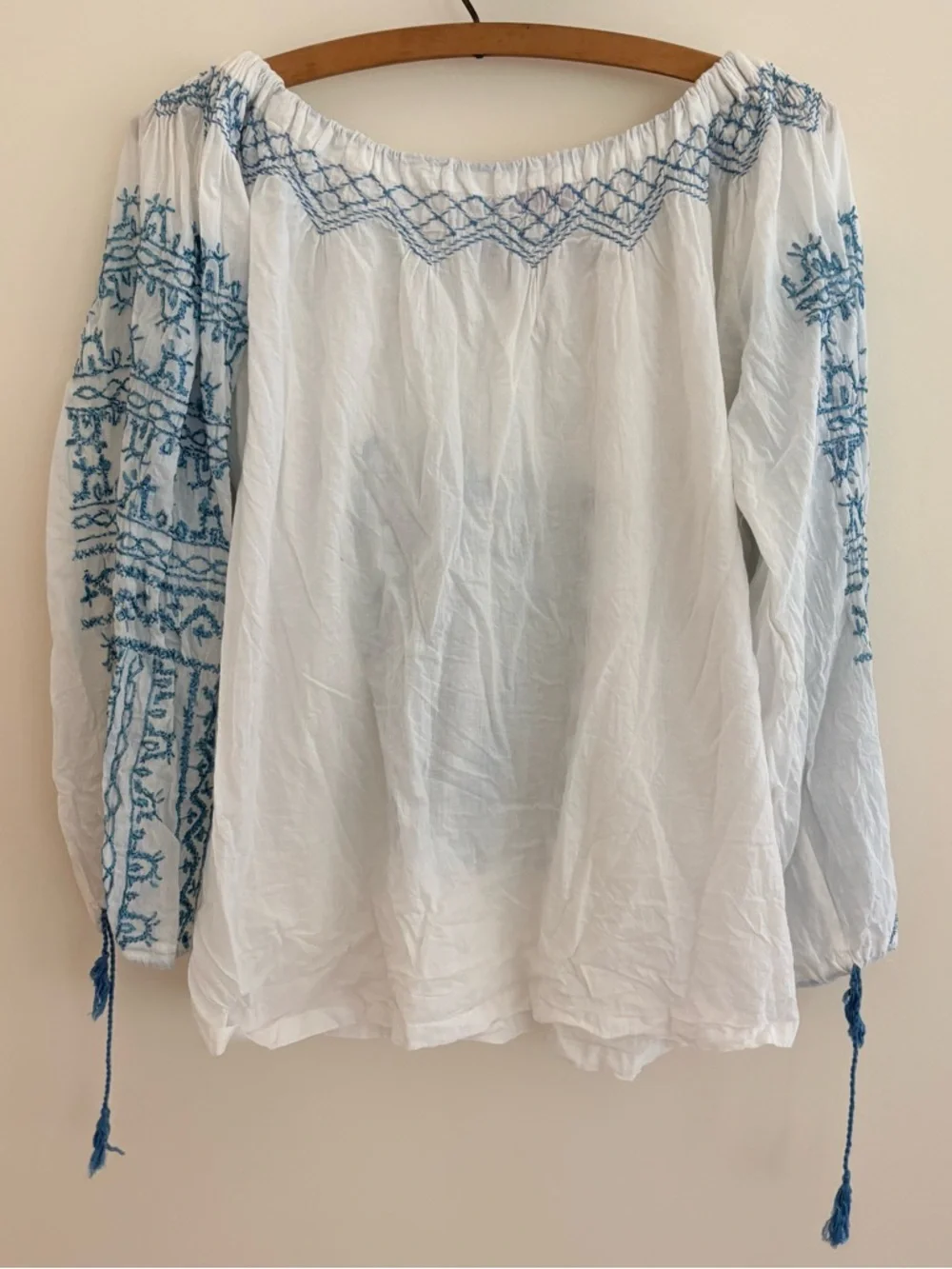 Voile Embroidered Blouse - Picture 6 of 7